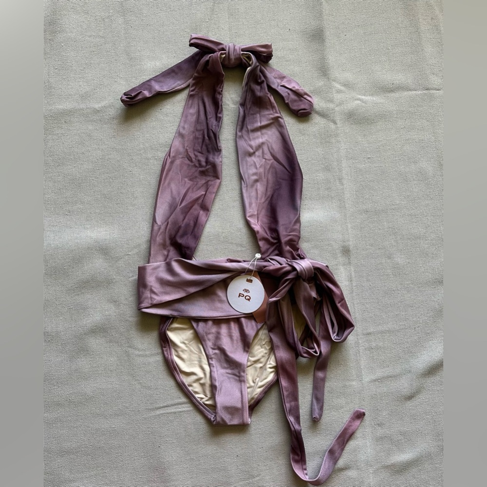 PQ Swim Violet Sunset One Piece Swimsuit New - Picture 4 of 12